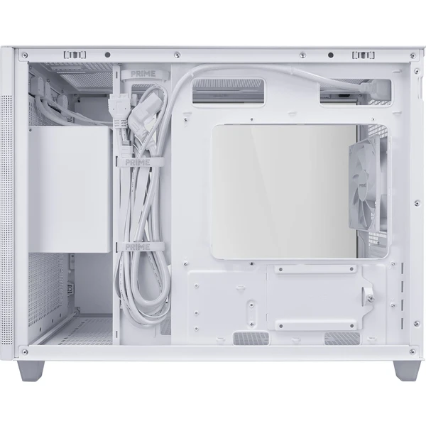 ASUS Prime AP201, TG, biela - Počítačové skrine - Obrázok XK84000601