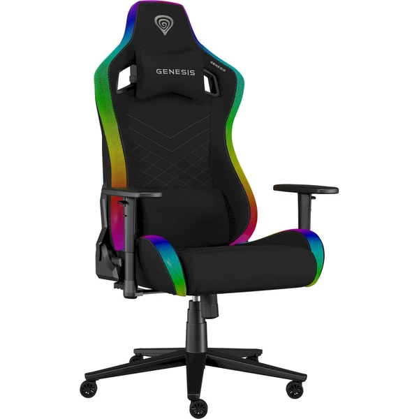 Genesis Trit 660 RGB herná stolička šedá - Stoličky - Obrázok XKAE000K01