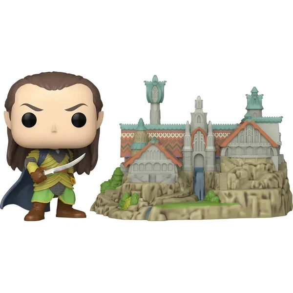 Funko POP! #1747 Town: Lord of the Rings - Elrond & Rivendell  - Funko POP! - Obrázok XKCG000N01