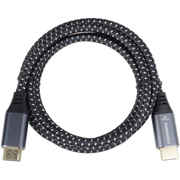 PremiumCord ULTRA HDMI 2.1 High Speed ??+ Ethernet kábel 8K @ 60Hz, pozlátené 10m - Káble a redukcie - Obrázok XKJK000K01