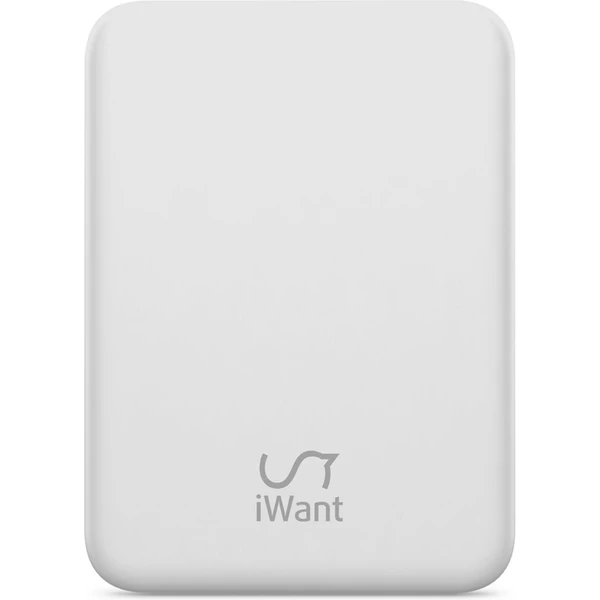 iWant MagSafe powerbanka 4200 mAh svetlo šedá - Powerbanky - Hlavný obrázok