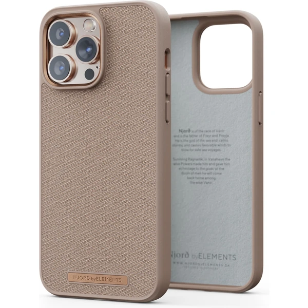 NJORD Just Case iPhone 14 Pro Max Pink Sand - Puzdra - Hlavný obrázok