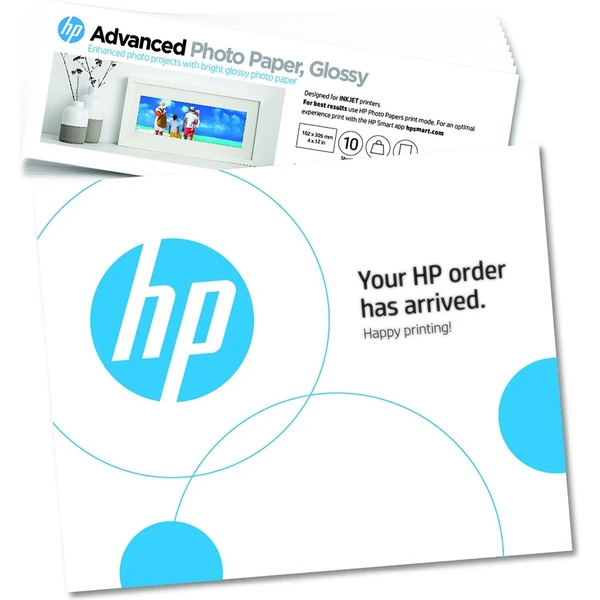 HP Advanced Photo Paper Gloss (10 x 30,5 cm) 10ks - Fotopapiere - Hlavný obrázok