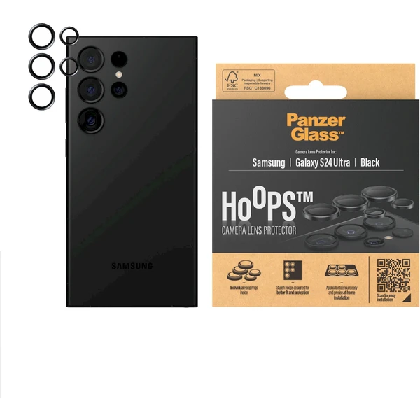 PanzerGlass HoOps ochranné krúžky Samsung Galaxy S24 Ultra - Ochranné fólie a sklo - Obrázok XM51000P01
