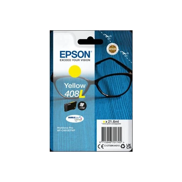 EPSON ink Yellow 408L DURABrite Ultra Ink - Tonery - Hlavný obrázok