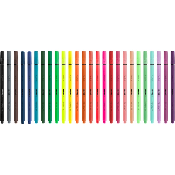Kores K-Beats fixky so stredným hrotom 26 farieb - Popisovače - Obrázok XP7H000K01