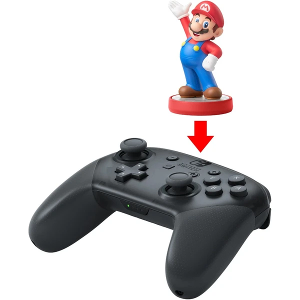 Nintendo Switch Pro Controller ovládač čierny - Herné ovládače - Obrázok XPKGF00101