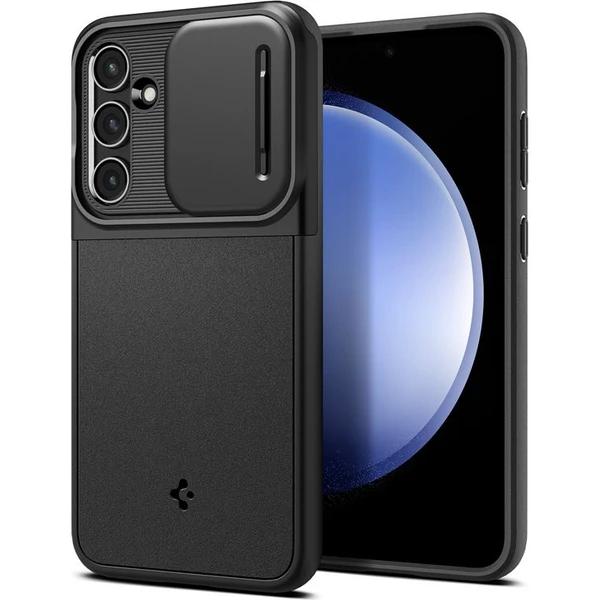 Spigen Optik Armor kryt Samsung Galaxy S23 FE čierny - Puzdra - Hlavný obrázok