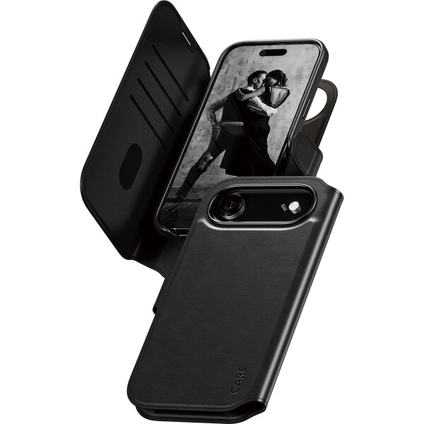 E-shop PanzerGlass® CARE Tango 2v1 Wallet púzdro s MagSafe Apple iPhone Air čierne