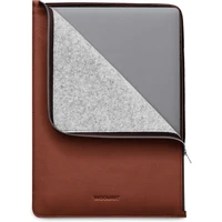 Woolnut Leather Folio kožené puzdro MacBook Air 15" hnedé - Puzdra