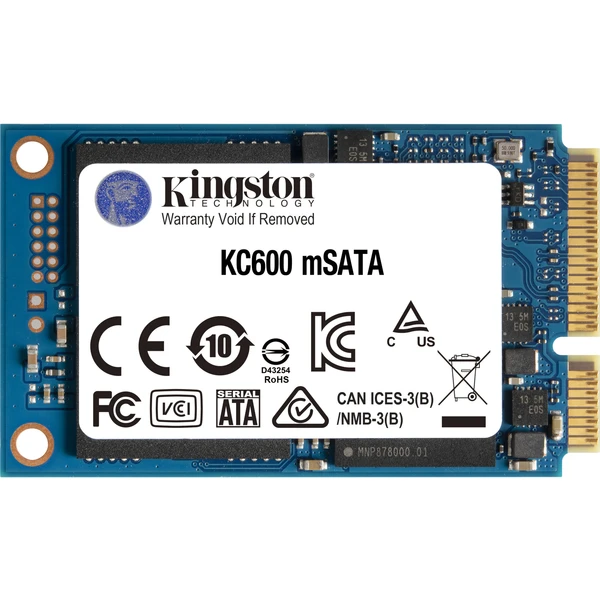 Kingston KC600 SSD mSATA 512GB - SSD - Obrázok XQMV000501