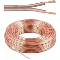 PremiumCord Káble na prepojenie reprosústav 99,9% meď 2x2,5mm2 1m - Káble
