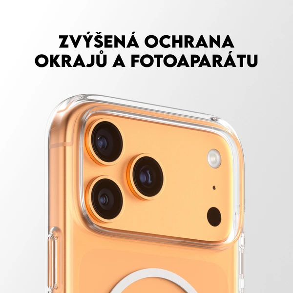 PanzerGlass® CARE Urban kryt s MagSafe Apple iPhone 17 Pro Max číry/biely - Puzdra - Obrázok XREH000K01