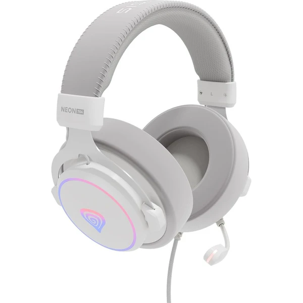 Genesis NEON 764 headset biely - Slúchadlá - Obrázok XRSE000K01