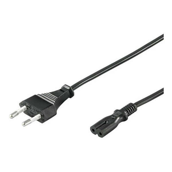 PremiumCord napájací kábel s vidlicou 230V 5m čierny - Káble a redukcie - Hlavný obrázok