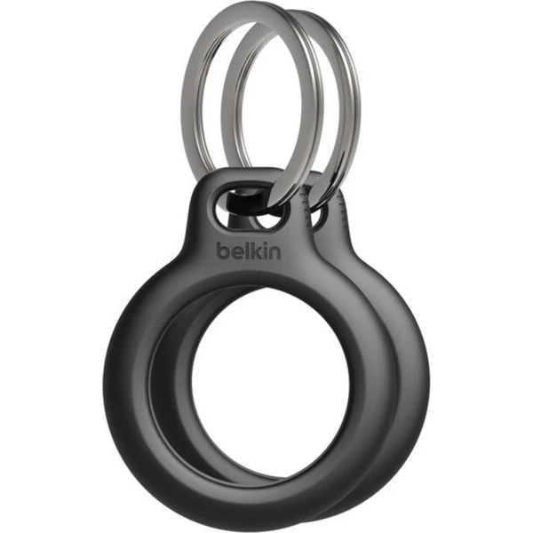Belkin Secure holder púzdro na AirTag s krúžkom čiernej (dual pack) - Puzdra - Hlavný obrázok