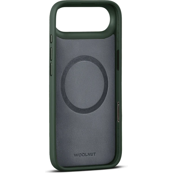 Woolnut MagSafe kožený kryt iPhone Air tmavo zelený - Puzdra - Obrázok XSLH000K01