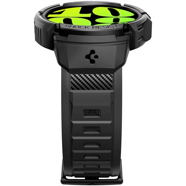Spigen Rugged Armor Pre púzdro Samsung Galaxy Watch6 44mm čierne - Puzdra - Obrázok XSV3000N01