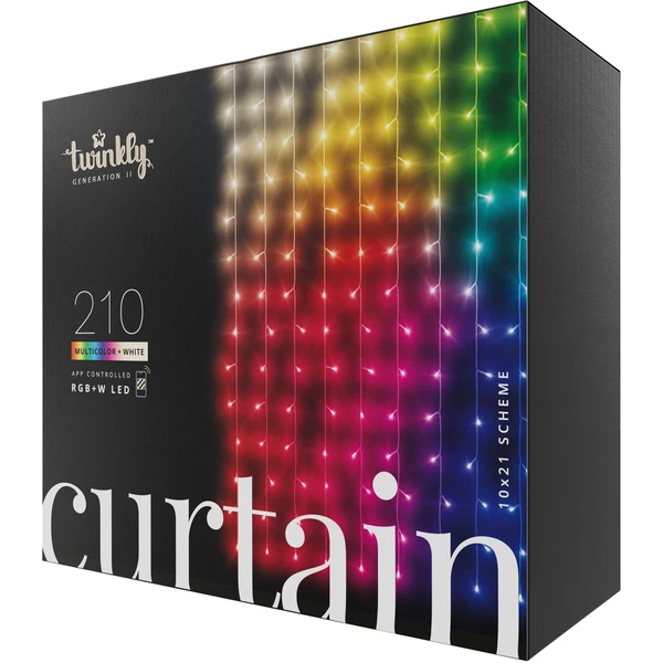 Twinkly Curtain Multi-Color šikovný záves so žiarovkami 210 ks - Svietidlá - Hlavný obrázok