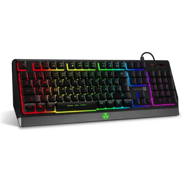 CONNECT IT BATTLE RGB herná klávesnica CZ/SK - Klávesnice - Obrázok XTNV600301