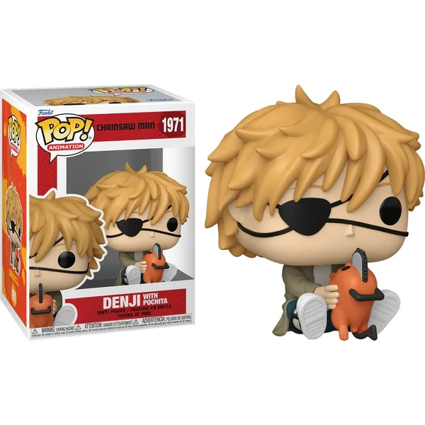 Funko POP! #1971 Animation: Chainsaw Man - Denji with Pochita - Funko POP! - Hlavný obrázok