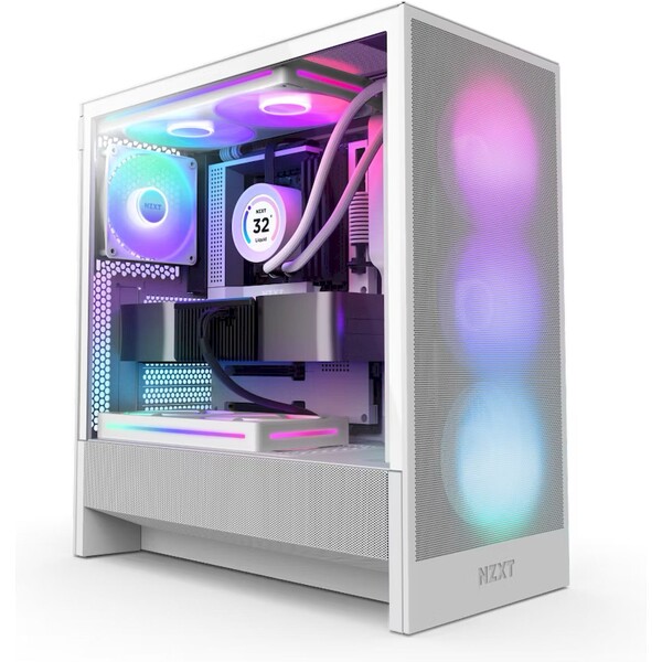 NZXT H5 Flow RGB biela
