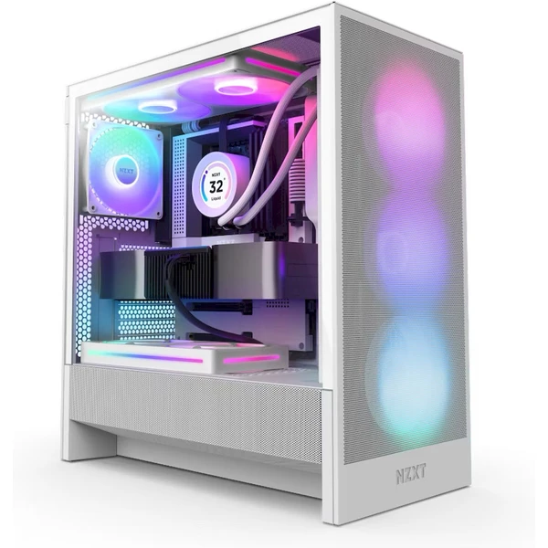 NZXT H5 Flow RGB biela - Počítačové skrine - Hlavný obrázok