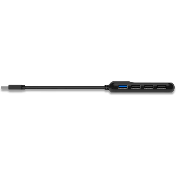 CONNECT IT USB-A húb 4v1 čierny - USB huby - Obrázok XUGK000K01