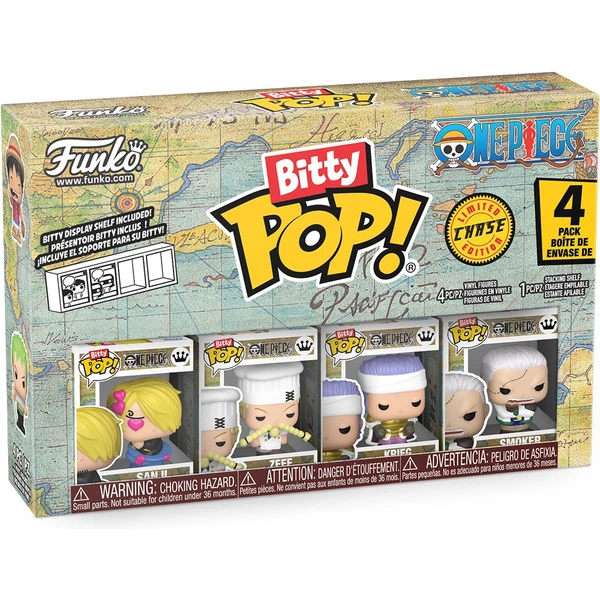 Funko Bitty POP! One Piece - Sanji 4 pack (Šanca na chase) - Funko POP! - Obrázok XVHK000K01