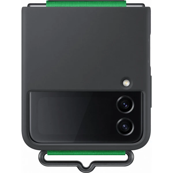 Samsung EF-GF721TB Silicone Cover Strap Flip4,Blac - Puzdra - Obrázok XWAVF00101