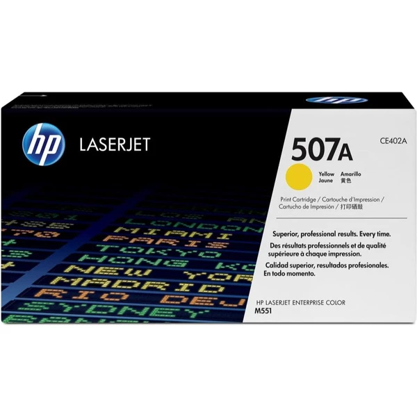 HP CE402A č. 507A Žltá originálna - Tonery - Hlavný obrázok