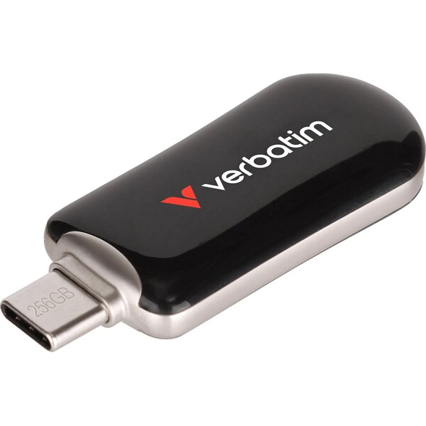 E-shop VERBATIM Plectra 256GB USB-C 3.2 Gen 1 flashdisk čierny