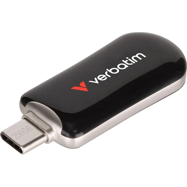 VERBATIM Plectra 256GB USB-C 3.2 Gen 1 flashdisk čierny - Flashdisky - Hlavný obrázok