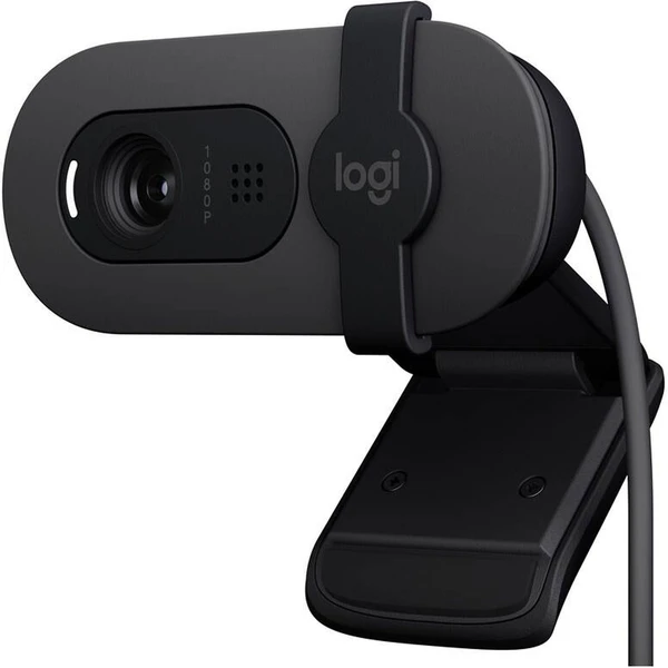 Logitech Brio 100 webová kamera grafitová - Kamery - Obrázok XYSE000K01