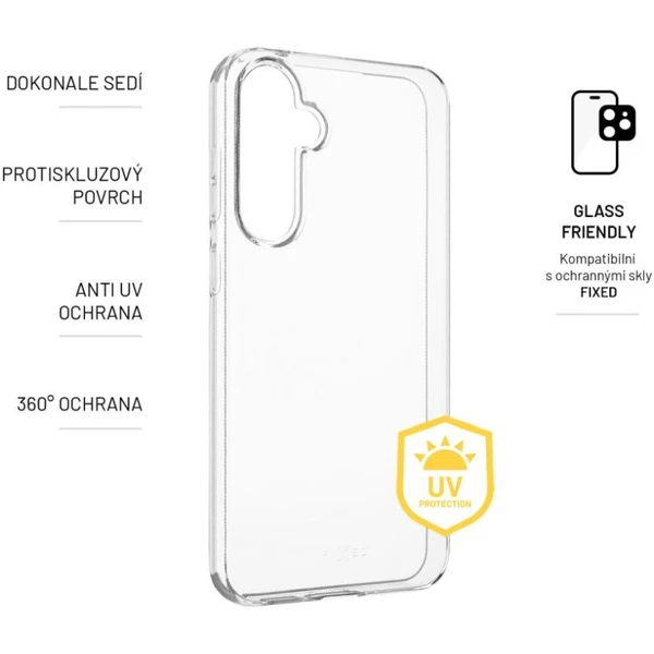 FIXED Slim AntiUV TPU kryt Samsung Galaxy S23 FE číry - Puzdra - Obrázok XZ08000701