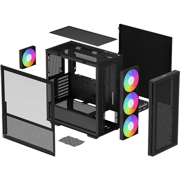 DEEPCOOL CH560 čierna - Počítačové skrine - Obrázok XZI0000N01