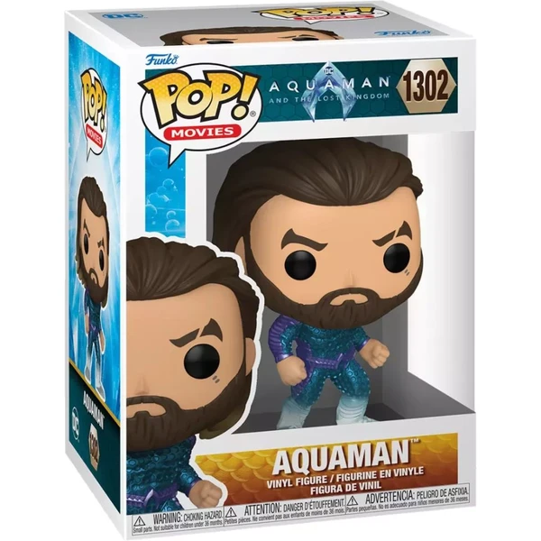 Funko POP! #1302 Filmy: Aquaman a Lost Kingdom - Aquaman - Funko POP! - Obrázok Y06D000P01