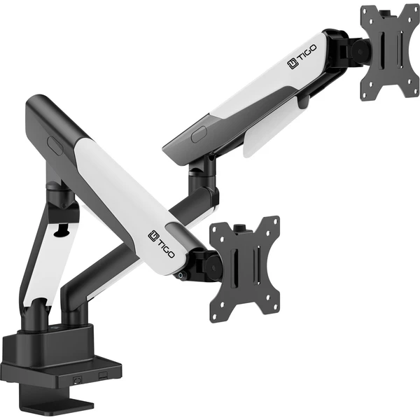 TIGO Falcon Dual držiak na monitory 17" - 35" sivá/biela - Držiaky pre obrazovky - Hlavný obrázok