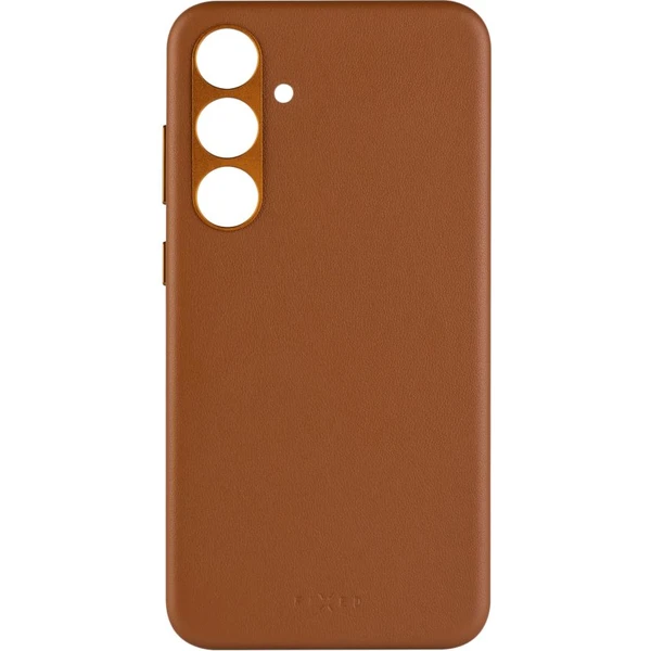FIXED MagLeather kožený kryt s MagSafe Samsung Galaxy S24+ hnedý - Puzdra - Obrázok Y071000K01