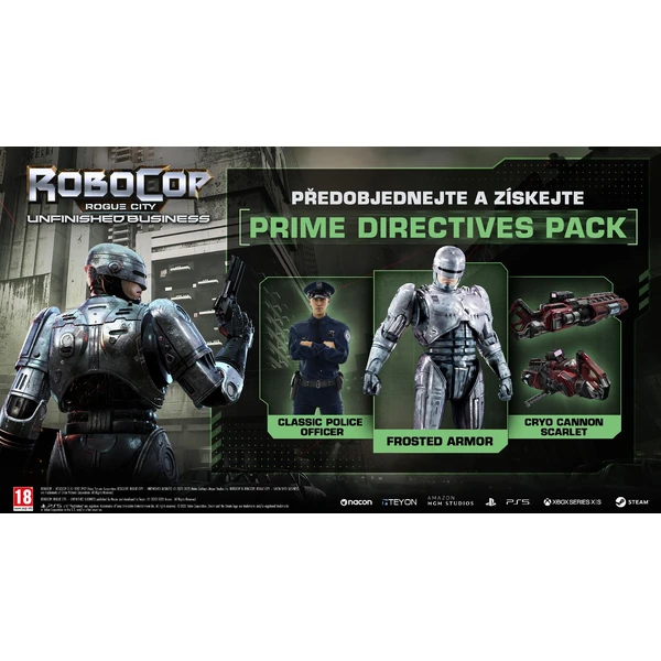 Darček k hre RoboCop: Rogue City - Unfinished Business (DLC) PS5 - Nefyzické Darčeky - Hlavný obrázok