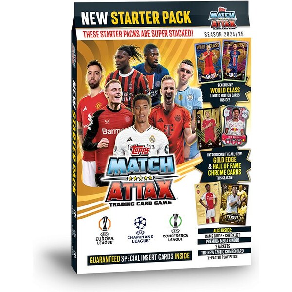 Futbalové karty Topps Match Attax TCG 2024/25 UCC Starter Pack