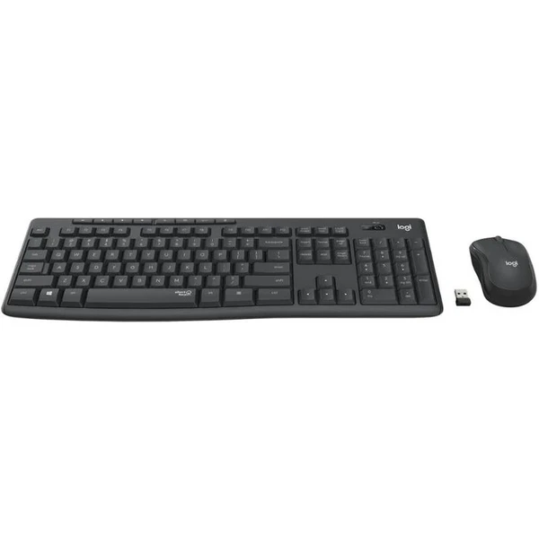Logitech MK295 Silent Wireless Combo bezdrôtová klávesnica CZ/SK + myš čierna - Klávesnicové sety - Obrázok Y0OR000501