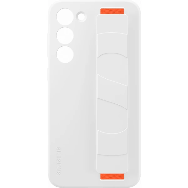 Samsung Silicone Grip Case Galaxy S23+ white - Puzdra - Obrázok Y0P0G00101