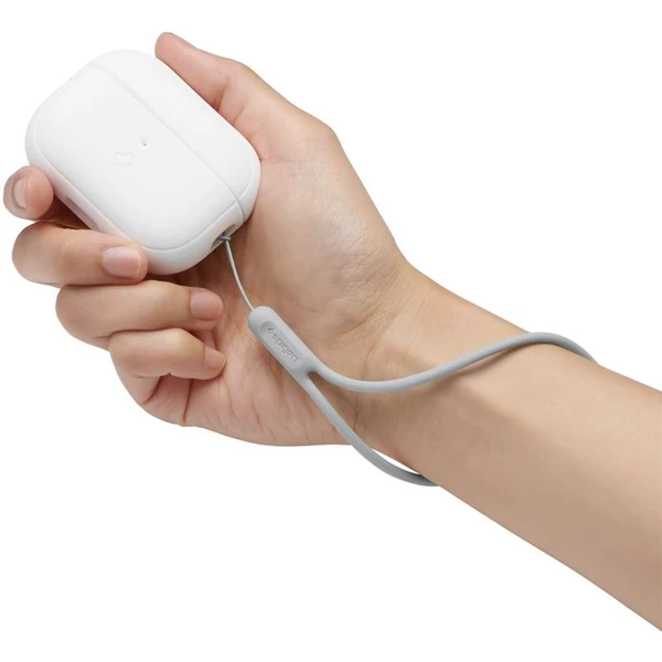 Spigen Silicone Fit puzdro s pútkom Apple AirPods Pro (2nd Gen) biele - Puzdra - Obrázok Y105000J01