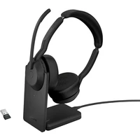 Jabra Evolve2 55/Link380a UC Stereo STAND - Slúchadlá
