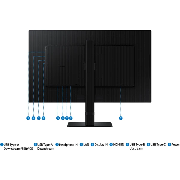 Samsung ViewFinity S8 (S80UD) monitor 27" - Monitory - Obrázok Y135000O01