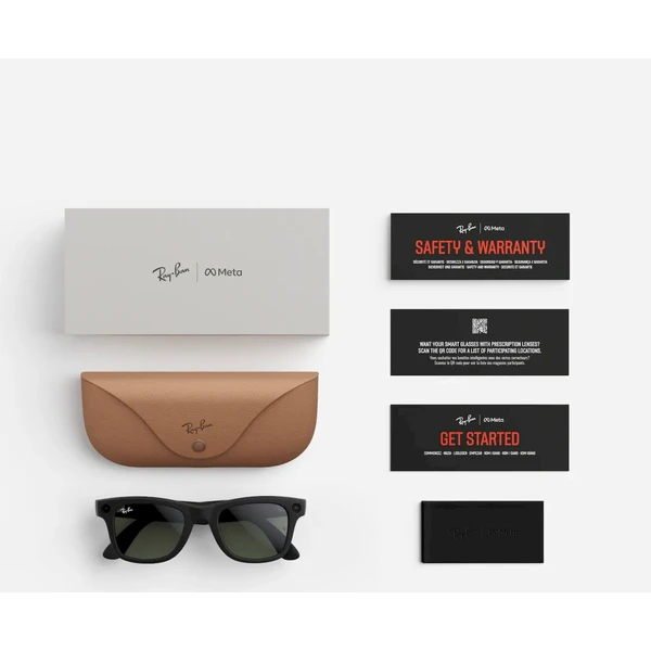 Ray-Ban Meta Wayfarer štandardné múdre okuliare matné čierne - VR Headsety - Obrázok Y17B000K01