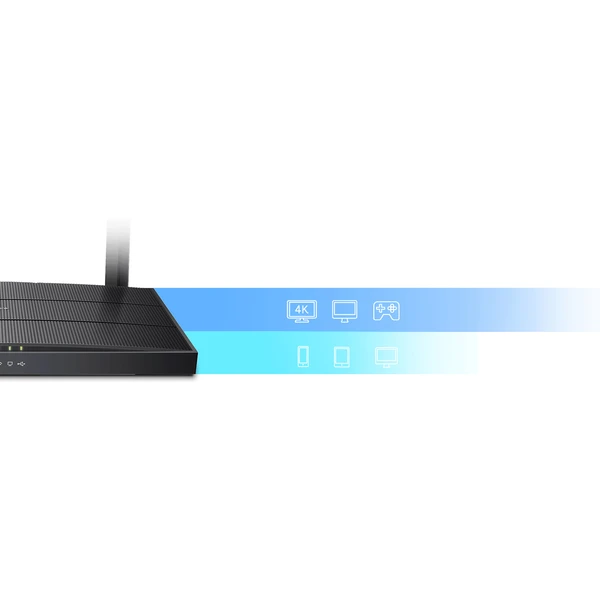 TP-Link Archer VR400 Wi-Fi 5 smerovač čierny - Wi-Fi routery - Obrázok Y17U000501