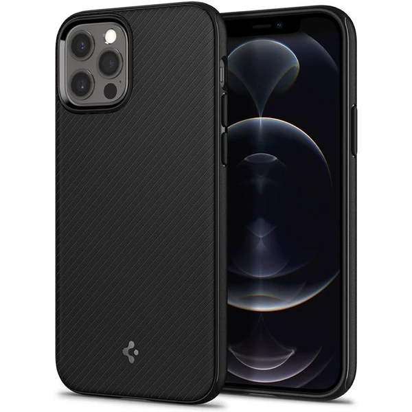 Spigen MagArmor magnetický kryt Apple iPhone 12/ 12 Pro čierny - Puzdra - Hlavný obrázok
