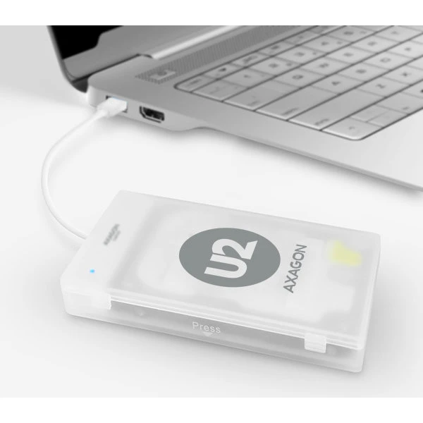AXAGON ADSA1S USB 2.0 SATA HDD/SSD adaptér vr. 2.5' púzdra - Externé boxy - Obrázok Y1GV000501